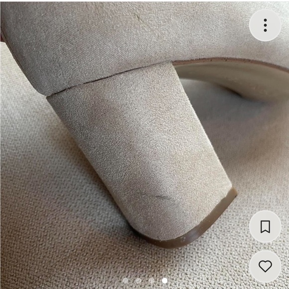 Nude Kelly & Katie Chunky Heels - Picture 4 of 4